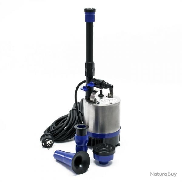 Pompe fontaine en acier inoxydable 50 watts 1750 litres par heure avec 3 accessoires 16_0002898