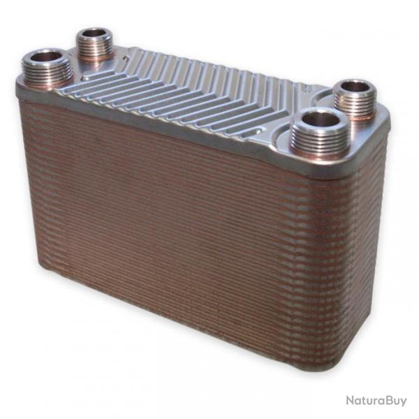changeur de chaleur thermique acier inoxydable 50 plaques max 90 kw eau solaire 16_0000842
