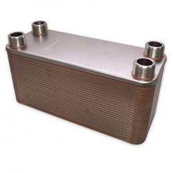 Échangeur de chaleur thermique acier inoxydable 50 plaques max 285 kw eau solaire 16_0000840