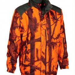 Veste De Chasse Coupe Vent Et Chaude Percussion Camo Blaze