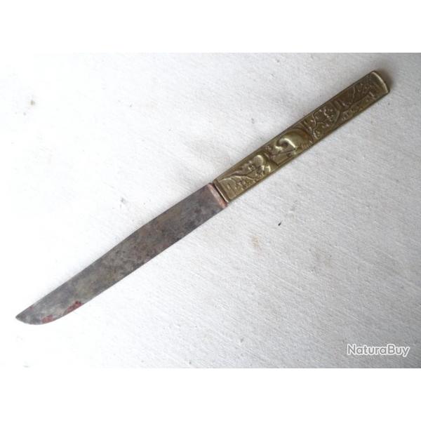 E87)  kozuka  , beau couteau pour sabre  japonais