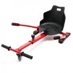 Siège de scooter kart électrique compatible avec hoverboards adulte enfant 120 kg rouge 16_0002718