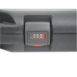 Mallette pvc carabine 2 clips 2 verrous 3 chiffres 125x29x11cm