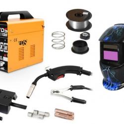 Kit de poste à souder à gaz numérique + Masque de soudure automatique - Livraison gratuite et rapide