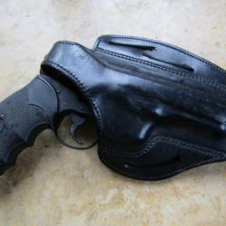 holster étui cuir épais modèle GK ceinture police pistolet P228 revolver 38 spécial