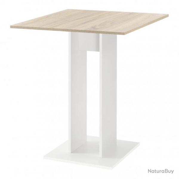 Table  manger de forme carre table design pour salle  manger cuisine salon panneau de particules