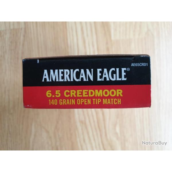 Federal American Eagle 6.5mm Creedmoor 140gr OTM open tip match