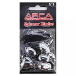 Cuillères Spinner Blades Taille 1 Arca SILVER