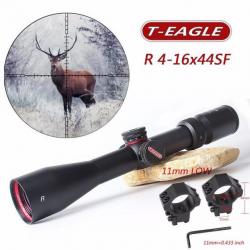 Lunette T-eagle R 4-16x44 SF gros calibre -  Montage bas 11mm offert!