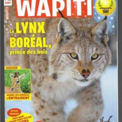 wapiti 369 décembre 2017,  7-12 ans , lynx boréal, quand les animaux s'entraident, toundra, caribous