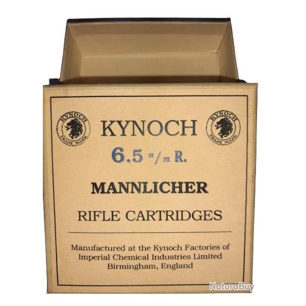 6,5 mm R Mannlicher adopt par la Roumanie: Reproduction boite cartouches (vide) KYNOCH 8914842