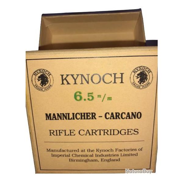 6,5 mm Mannlicher-Carcano adopt par l'Italie: Reproduction boite cartouches (vide) KYNOCH 8914870