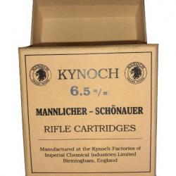 6,5 mm Mannlicher-Schonauer adopté par la Grèce: reproduction boite cartouches (vide) KYNOCH 8914889