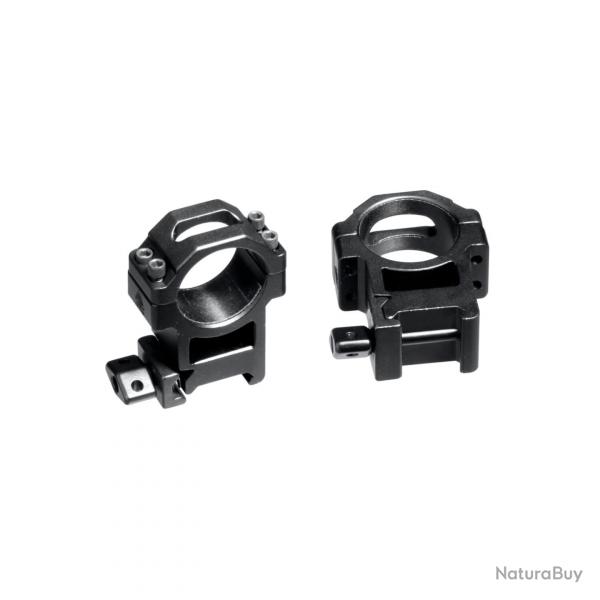 Colliers Max Strength (Modle: High Profile av. vis papillon,  25,4 mm, hauteur du pied 20 mm)