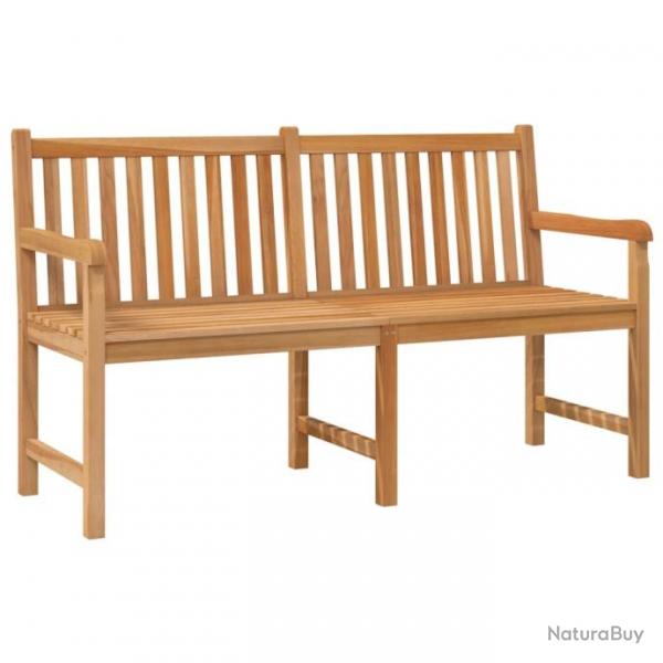 Banc de jardin 150 cm Bois de teck solide 316623