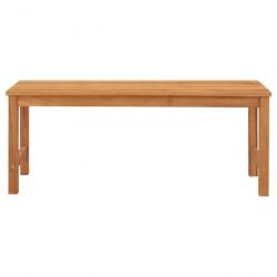 Banc de jardin 114 cm Bois de teck solide 316626