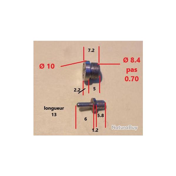 BOUCHON DE PLATINE  AVEC SON PERCUTEUR          BOUPLAT-A