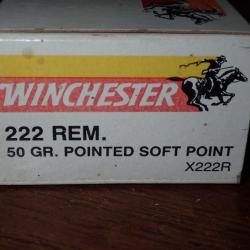 Boite vide de munitions - Winchester 222 SP 50grains