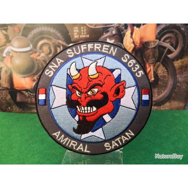 SNA SUFFREN S635 Amiral Satan - Diamtre : 100 mm  coudre ou  coller au fer
