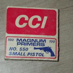 Boite vide d'amorce CCI - magnum small pistol