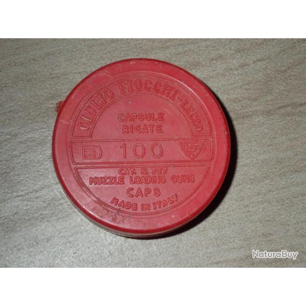 Boite vide d'amorce ancienne Fiocchi - capsules ray