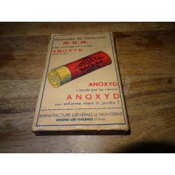 Boite de cartouches de collection MGM ANOXYD Cal.20/70 plomb de 7