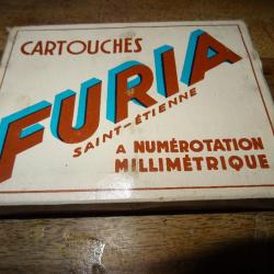 Boite de cartouches de collection FURIA St Etienne Cal.16 plomb de 6 (cartouches MGM)