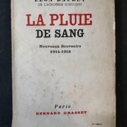 Livre La pluie de sang : Nouveaux souvenirs 1914-1918 de Léon Daudet