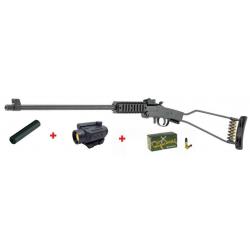 Pack Carabine Little Badger 22LR Chiappa + Point Rouge + Silencieux + 50 Balles