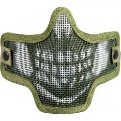 Protection Faciale Airsoft Valken 2 G Wire Mesh Tactical Olive Skull