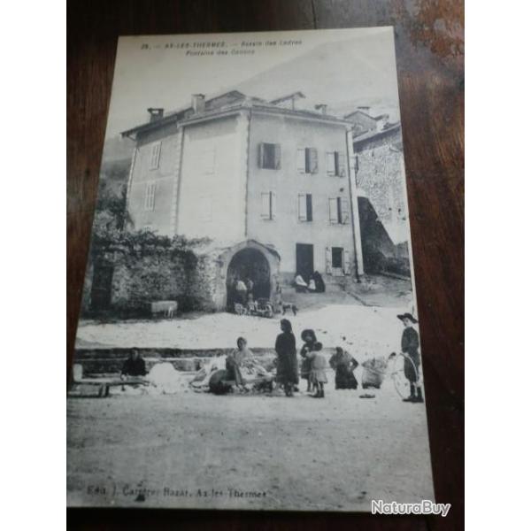 CP  Dpt  09   AX LES THERMES  FONTAINE DES CANONS