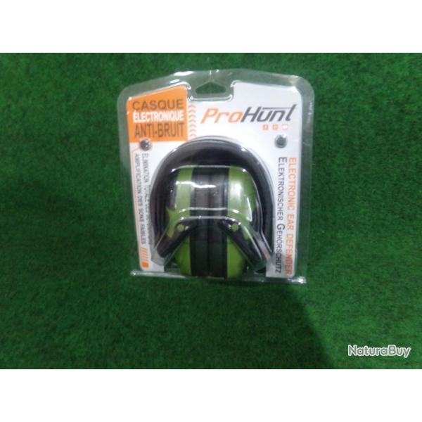 CASQUE ELECTRONIQUE ANTI BRUIT PROHUNT