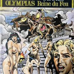 Bande dessinée : Olympias Reine du feu. Collection Le Triangle noir No 22