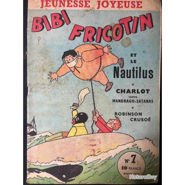 Bande dessine Bibi Fricotin et le Nautilus et autres