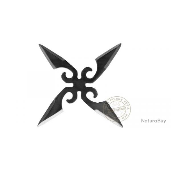 Etoile de ninja 4 branches - Noire