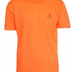 Tee shirt orange fluo PERCUSSION