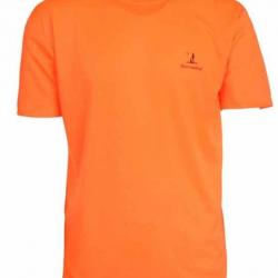 Tee shirt orange fluo PERCUSSION