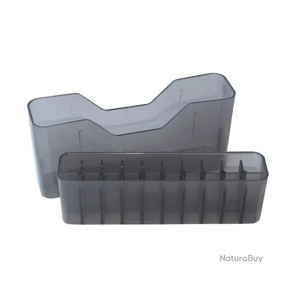 Bote De Rangement Pour 20 Balles Calibre 222 Rem et  223 Rem-vert transparent