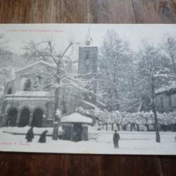 CP  Dpt  09  AX LES THERMES  L HIVER