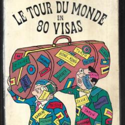le tour du monde en 80 visas de jean sennep et pierre macaigne , illustré