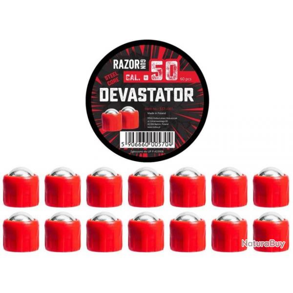 Sachet 12 plombs DEVASTATOR/TERMINATOR pour HDR 50