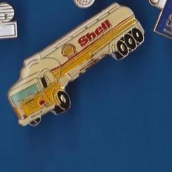 Pin's Shell Camion Semi Remorque Trucks Ref 1186