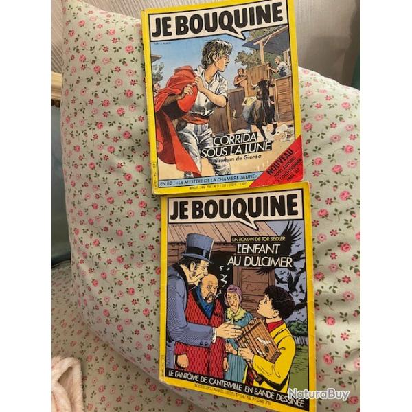 lot de 2 revues anciennes "je bouquine "