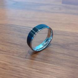 Bague en Inox et titane