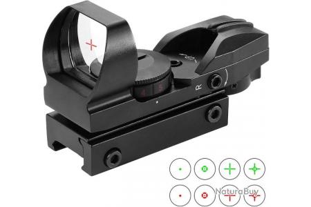 Viseur point rouge 1x22x33 pointeur laser montage 11mm noir - Points rouges  de tir et tactique (8926908)