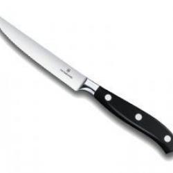 FRED307 COUTEAU STEAK VICTORINOX FORGE 12CM DENTS POM NEUF