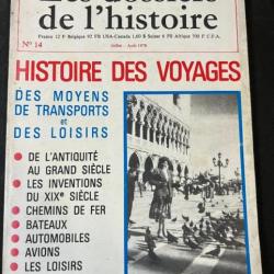 Revue Les dossiers de l'Histoire No 14 : Histoire des voyages