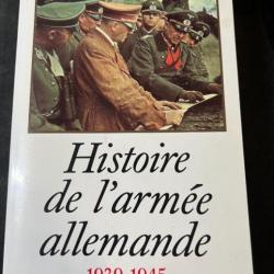 Livre Histoire de l'armée Allemande 1939-1945 de Philippe Masson