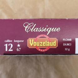Cartouches Vouzelaud Classique Grand Culot cal. 12/67 N°4 DESTOCKAGE!!!