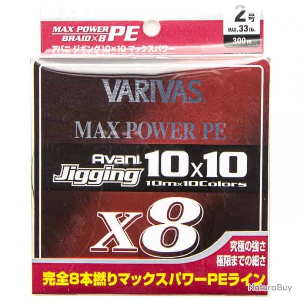 Varivas Avani Jigging 10x10 Max Power 300m 33lb